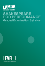 Load image into Gallery viewer, eBook Shakespeare for Performance Examination Syllabi - valid for LAMDA Exams from January 2024