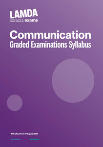 Communication Syllabus (with effect from August 2024)