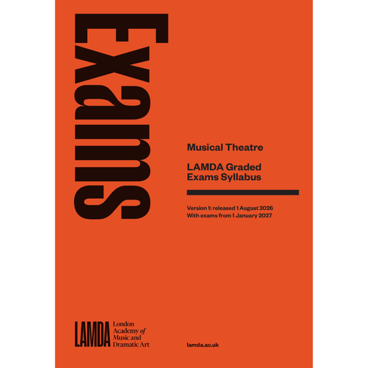 Musical Theatre Syllabus (with effect from January 2027)