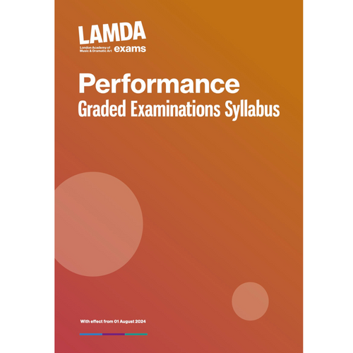 Performance Syllabus (with effect from August 2024)
