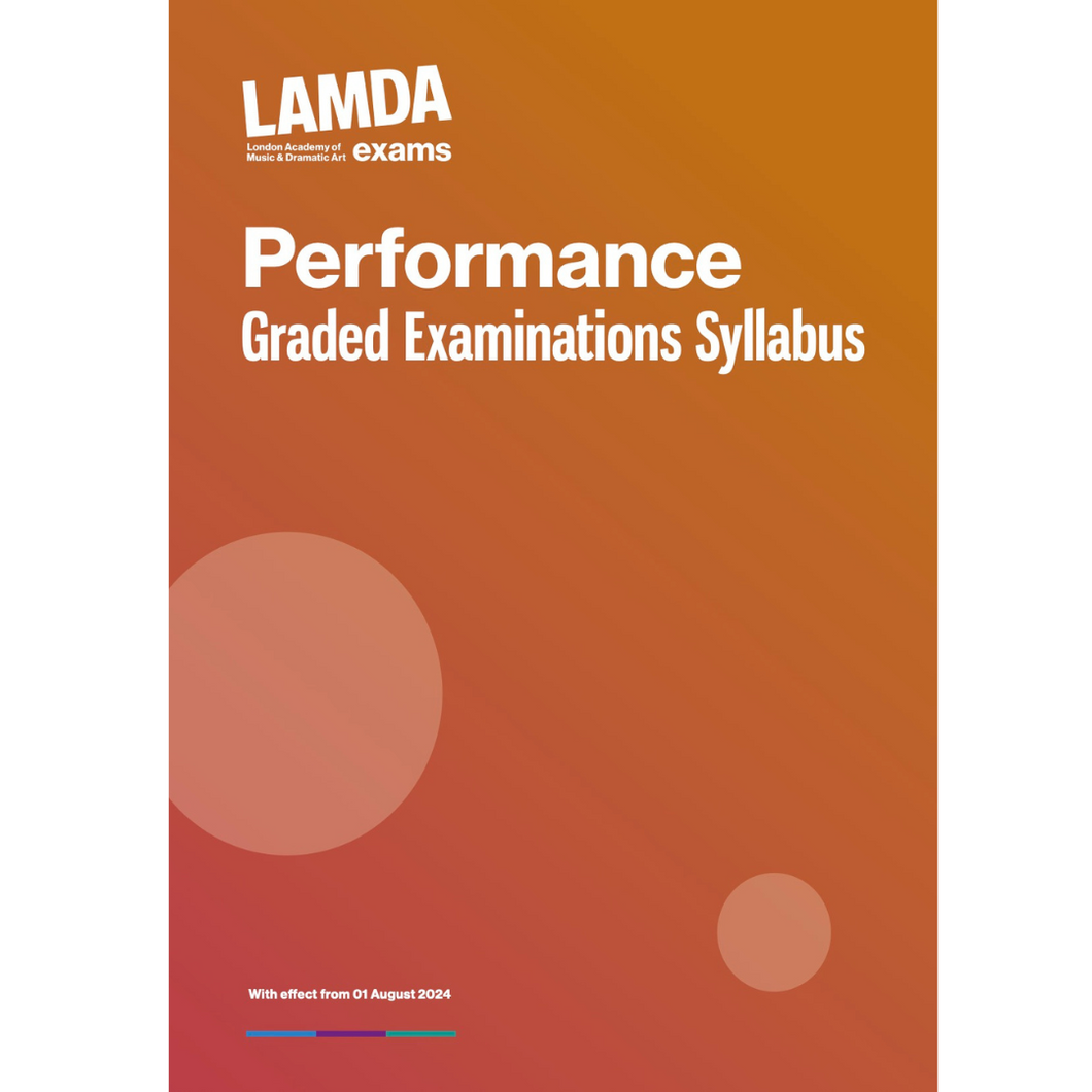 Performance Syllabus (with effect from August 2024)