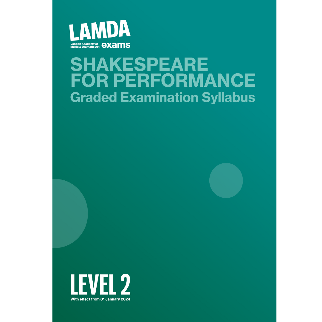 Shakespeare for Performance Syllabus (with effect from January 2024)